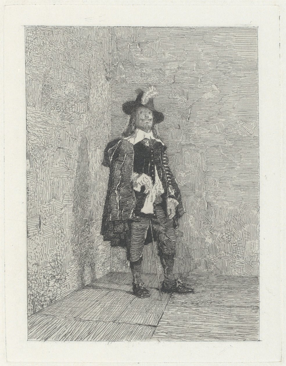 De uitkijk [De heer] door Giovanni Battista Quadrone
