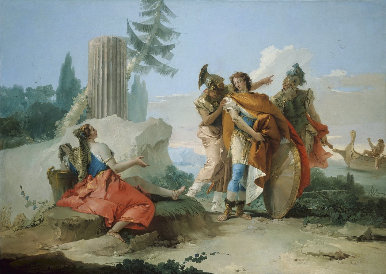 Armida verlaten door Rinaldo, 1742-45 door Giovanni Battista Tiepolo
