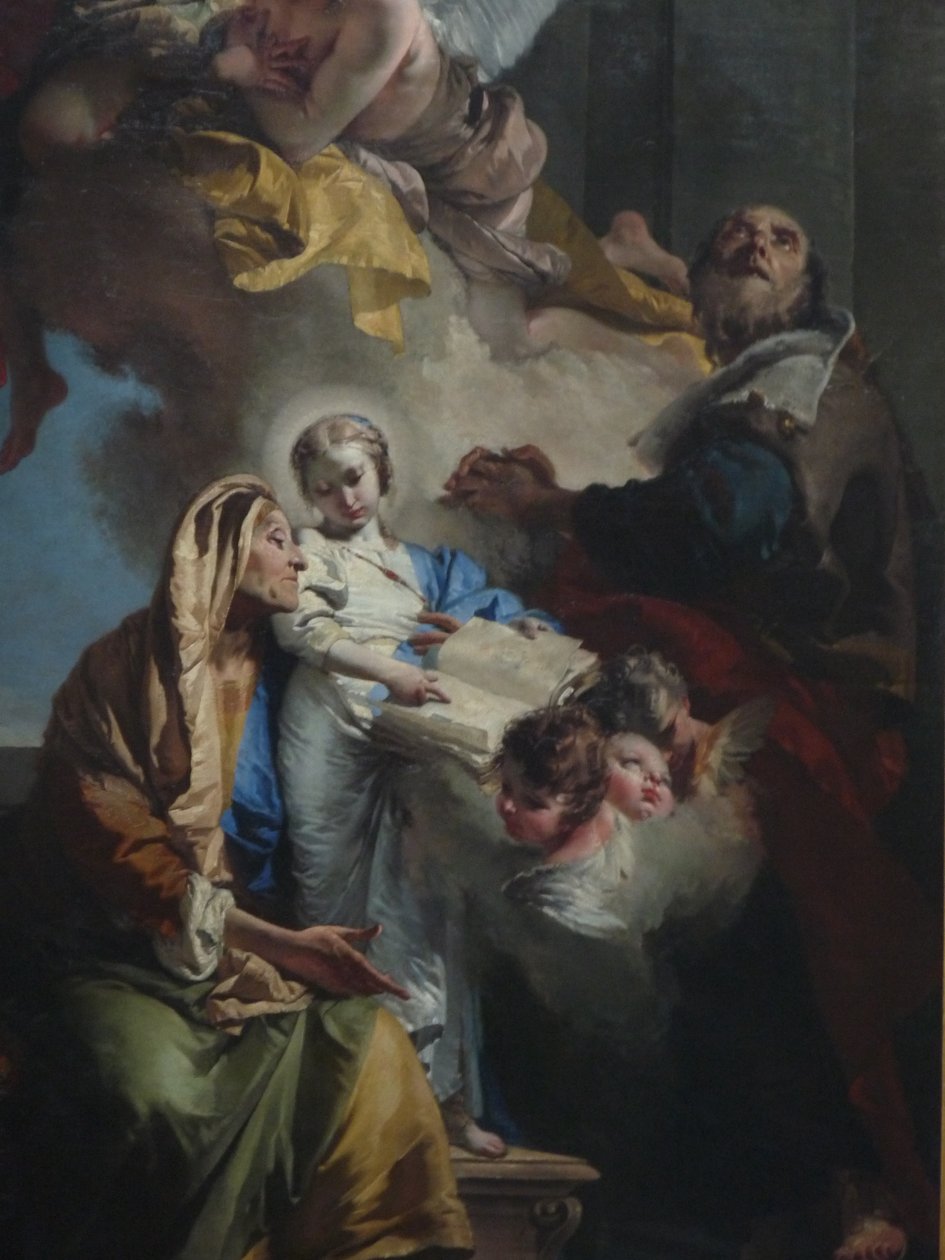 Opvoeding van de Maagd door Giovanni-Battista Tiepolo