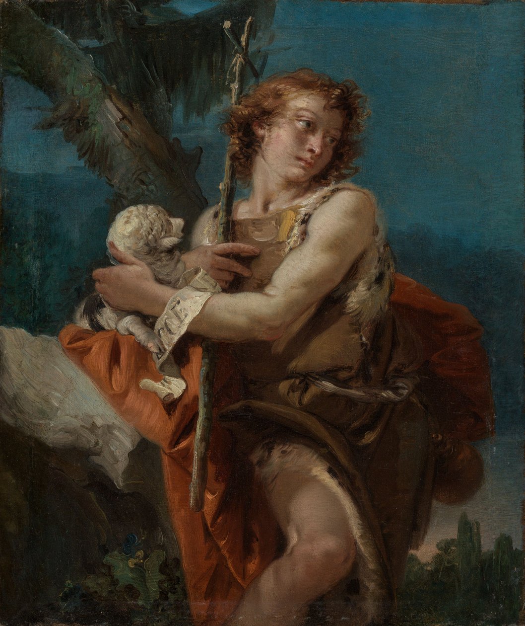 Johannes de Doper door Giovanni Battista Tiepolo