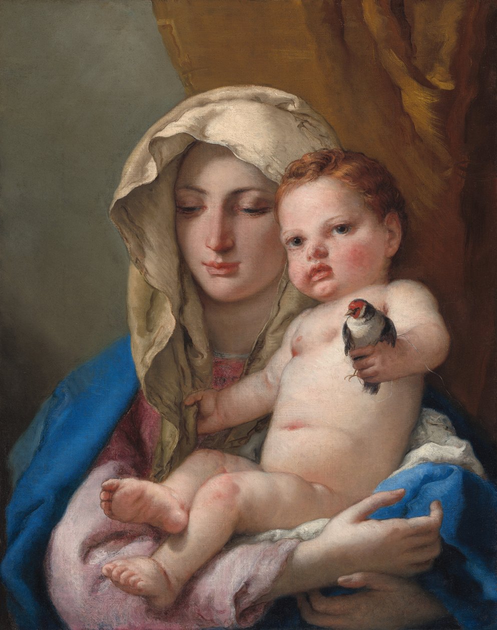 Madonna van de Distelvink, ca. 1767-1770 door Giovanni Battista Tiepolo
