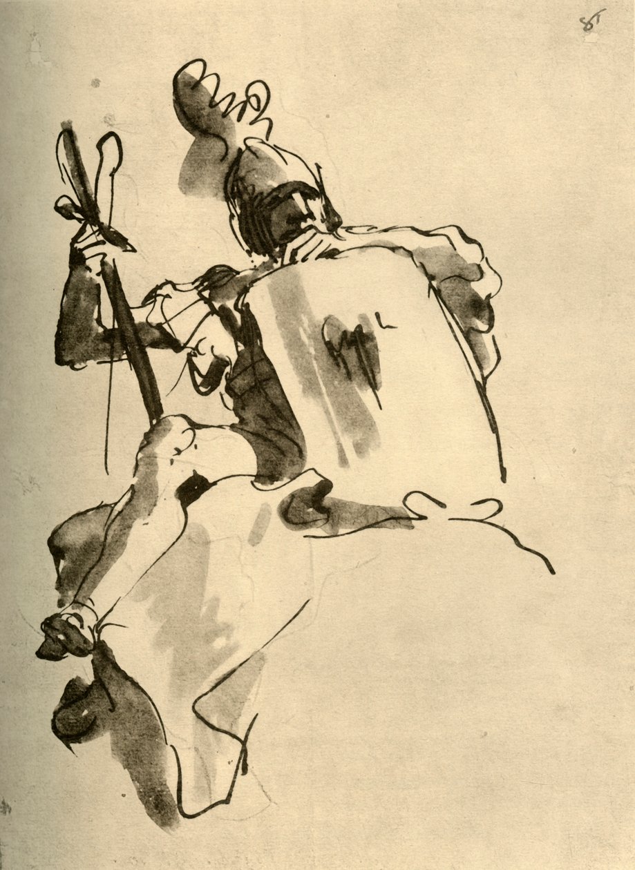 Mars door Giovanni Battista Tiepolo