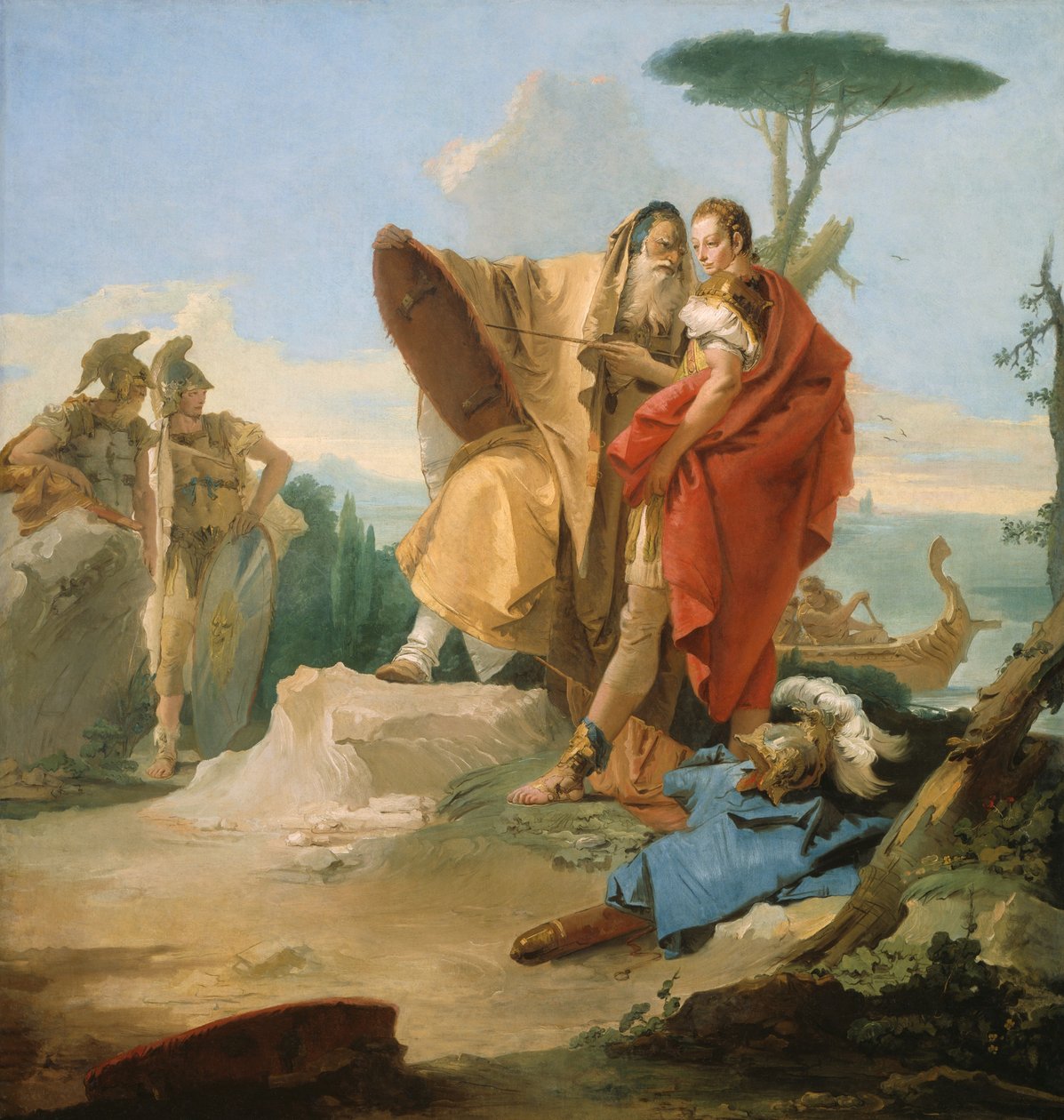 Rinaldo en de tovenaar van Ascalon door Giovanni Battista Tiepolo