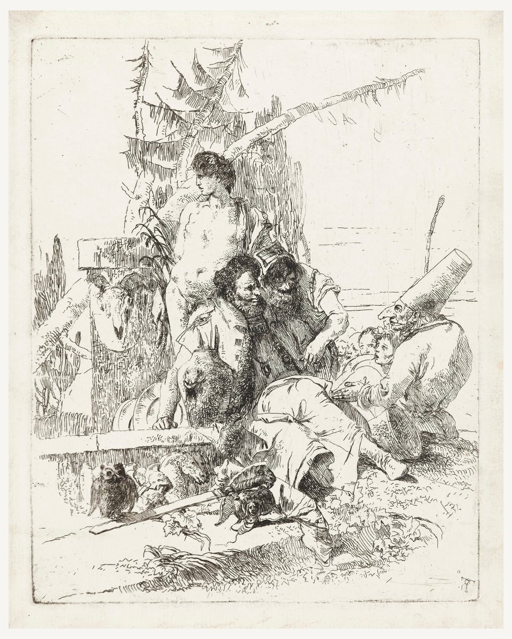 Scherzi di Fantasia door Giovanni Battista Tiepolo