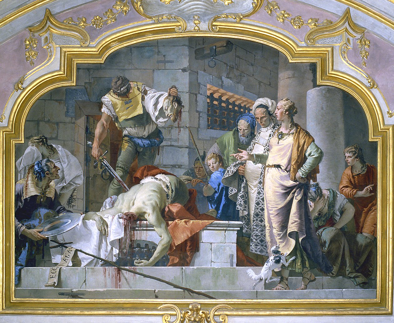 De onthoofding van Johannes de Doper, 1732-33 door Giovanni Battista Tiepolo