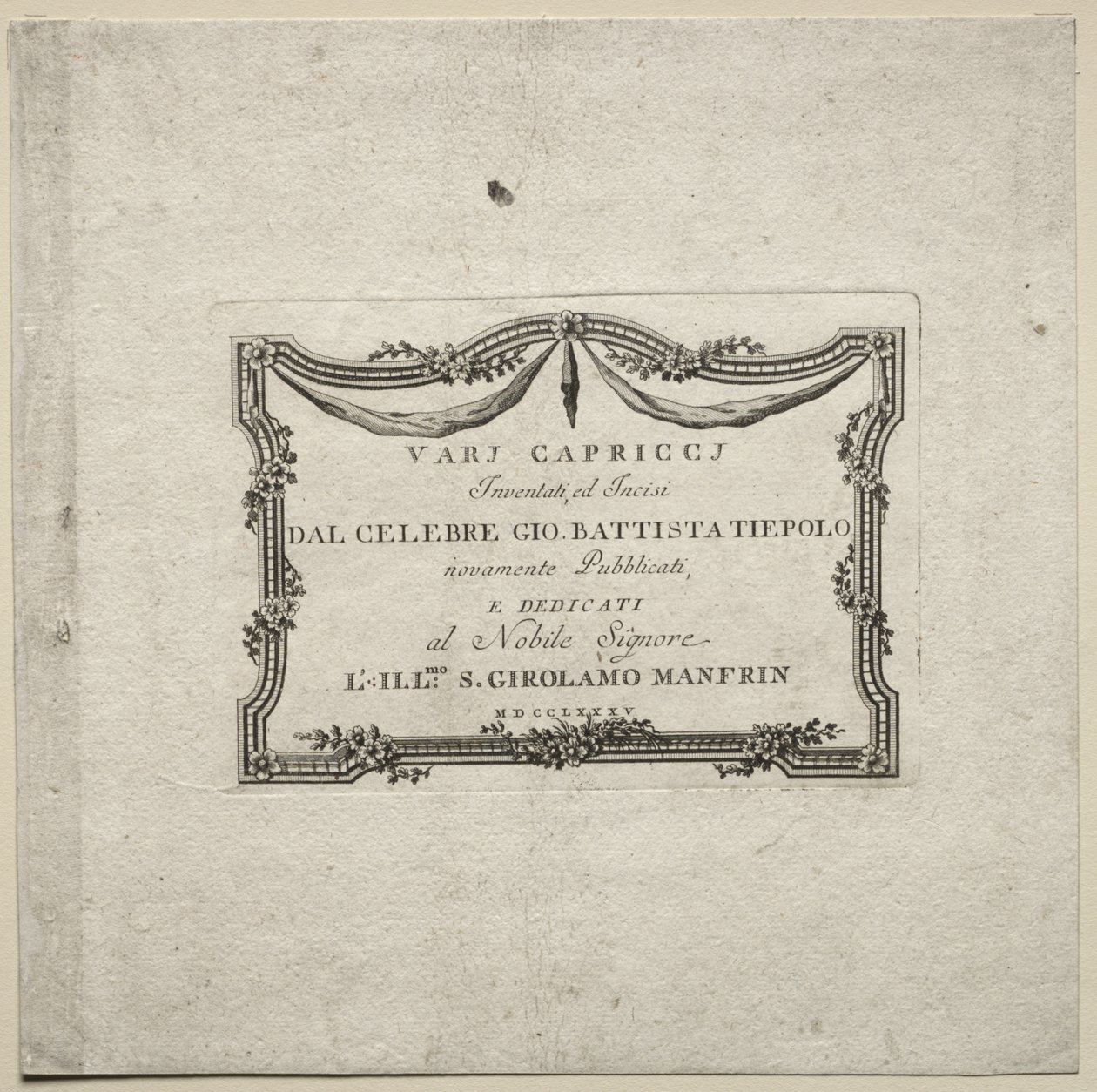 Verschillende Caprices door Giovanni Battista Tiepolo