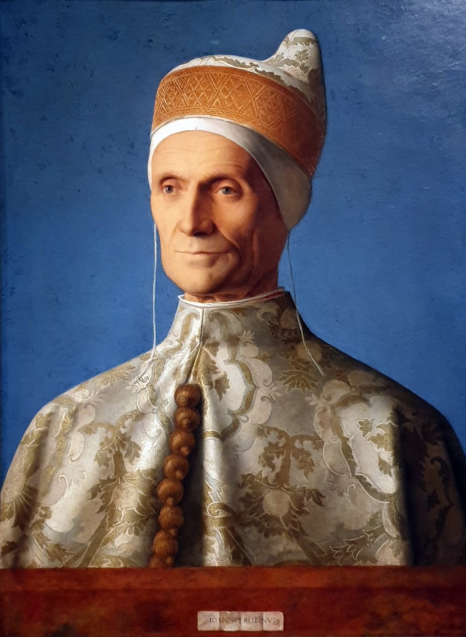 Italiaans: Portret van Doge Leonardo Loredan door Giovanni Bellini