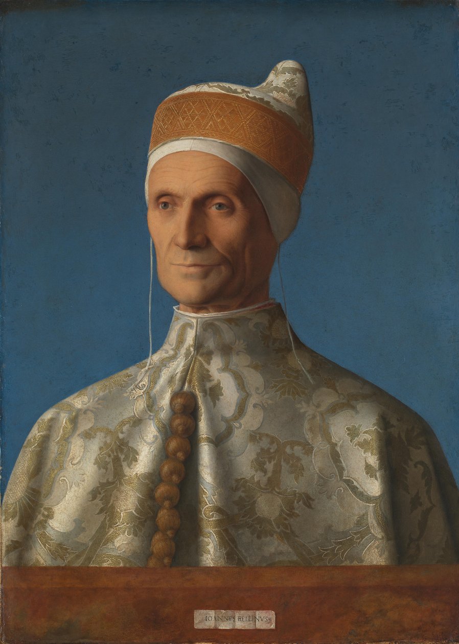 Italiaans: Portret van Doge Leonardo Loredan Portret van Doge Leonardo Loredan door Giovanni Bellini