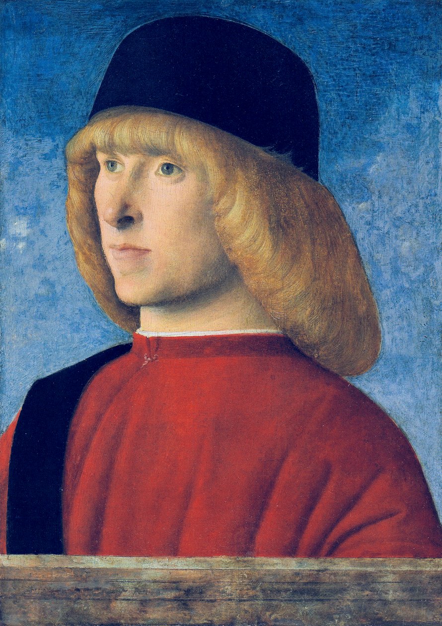Portret van een jonge senator door Giovanni Bellini