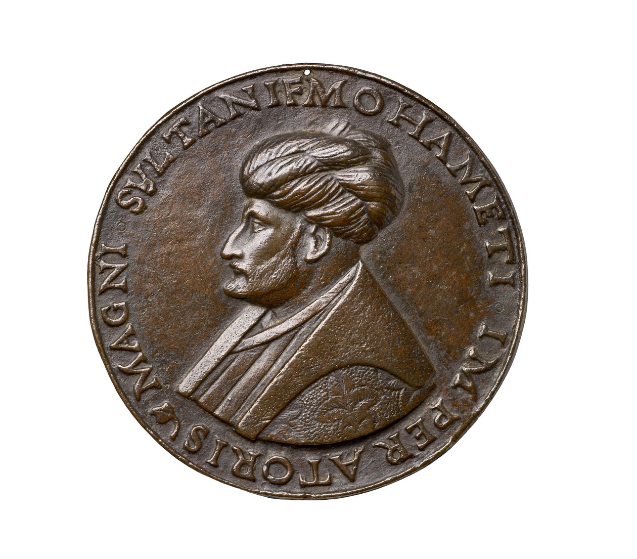 Renaissance Medaille uit Florence, ca. 1480 door Giovanni Bellini