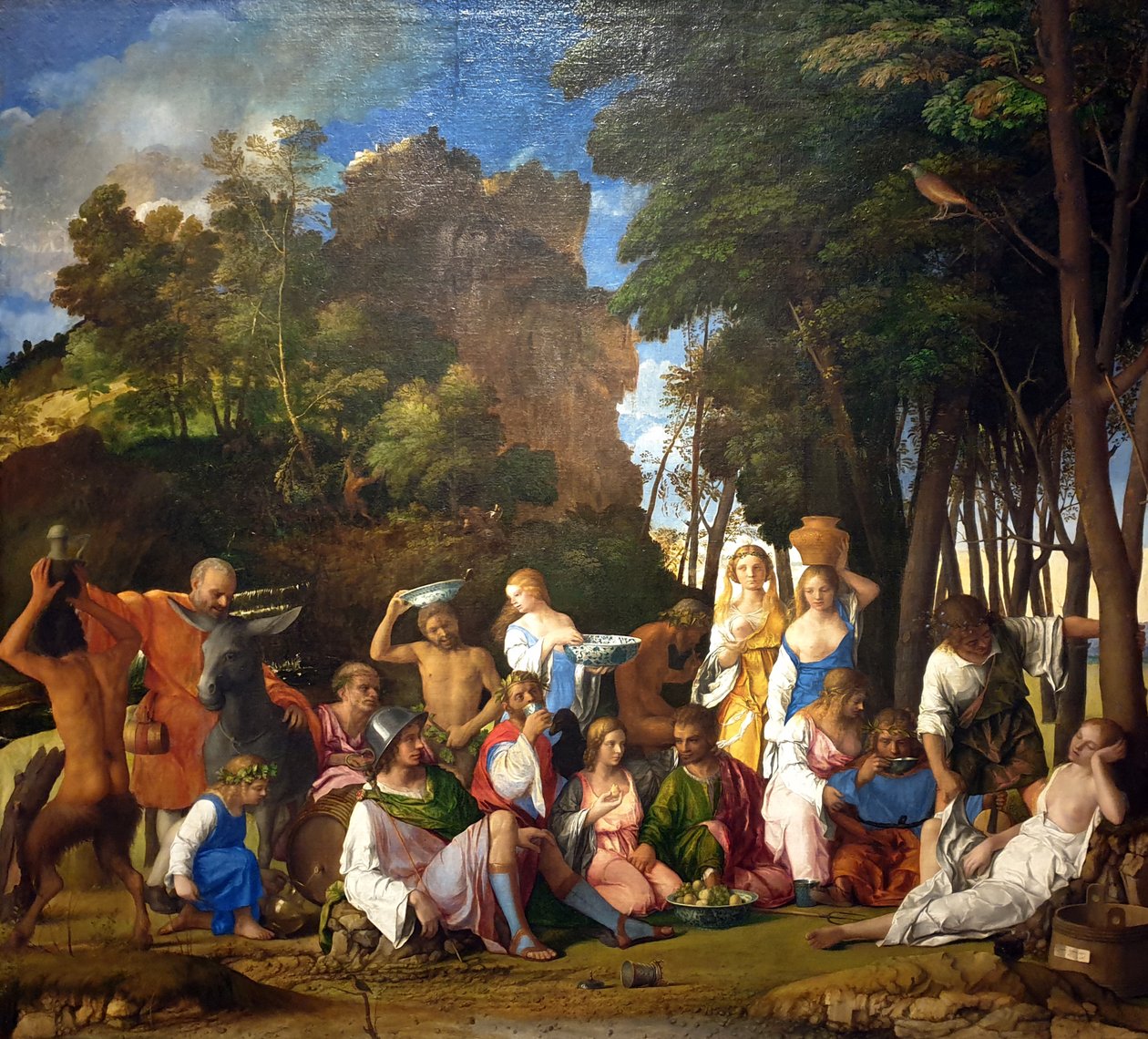 Het feest van de goden door Giovanni Bellini