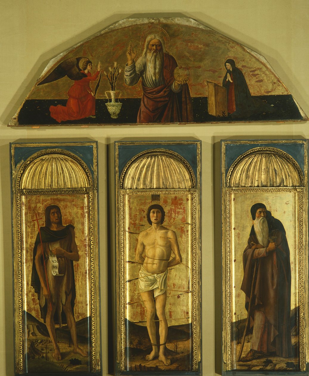 Drieluik van St. Sebastian door Giovanni Bellini