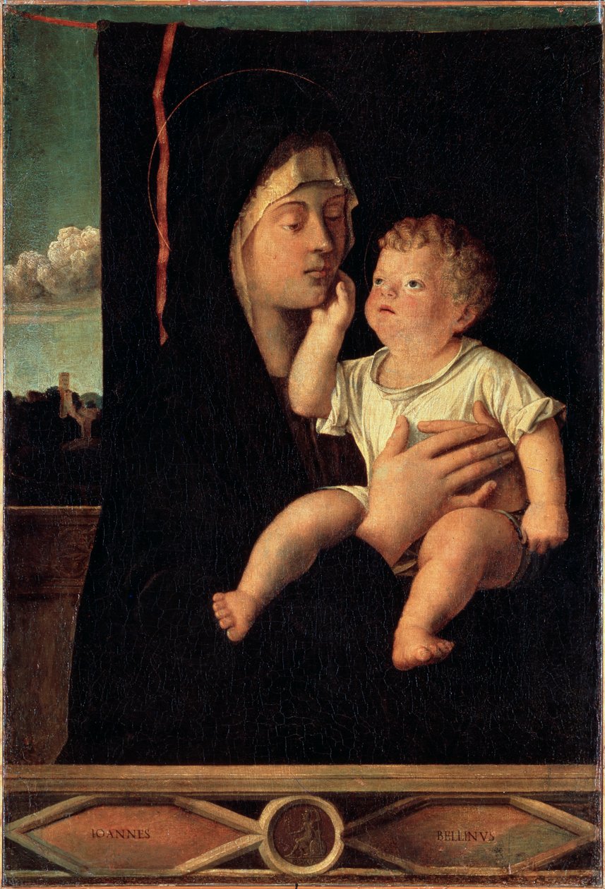 Maagd en Kind, 15e of begin 16e eeuw door Giovanni Bellini