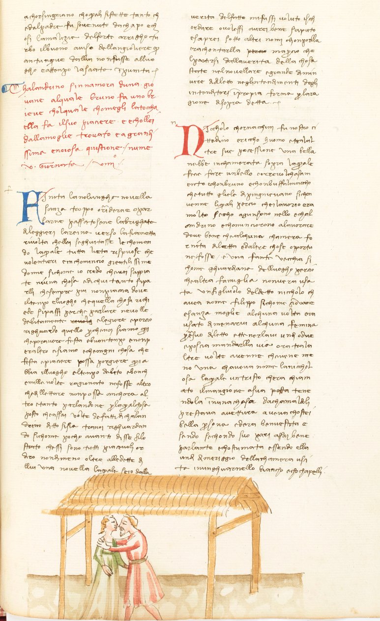 Decameron, Een califourchon; Calandrino en Niccolessa, Negende dag, kort verhaal 5. door Giovanni Boccaccio