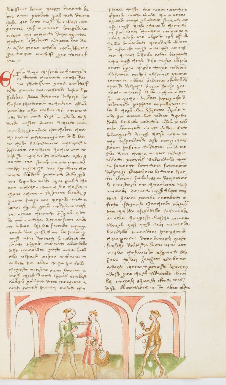 Decameron, Blondel en Cochonneau - De wraak van Ciacco , Negende dag, kort verhaal 8. door Giovanni Boccaccio