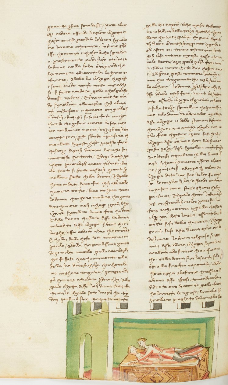 Decameron, De dans op de borst - Wraak van Zeppa di Mino, Achtste dag, kort verhaal 8 door Giovanni Boccaccio