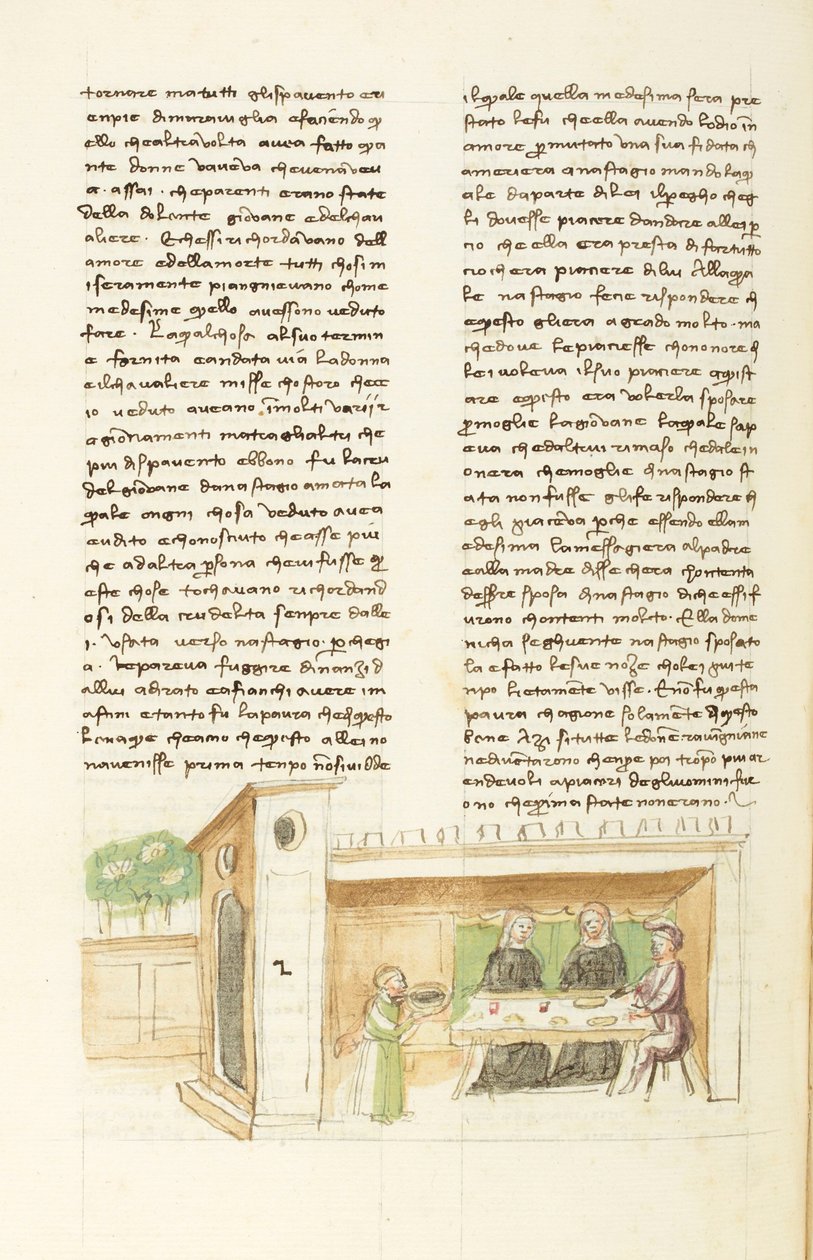Decameron, De Valk - Giovanna te gast bij Federigo Alberighi, Vijfde dag, kort verhaal 9 door Giovanni Boccaccio