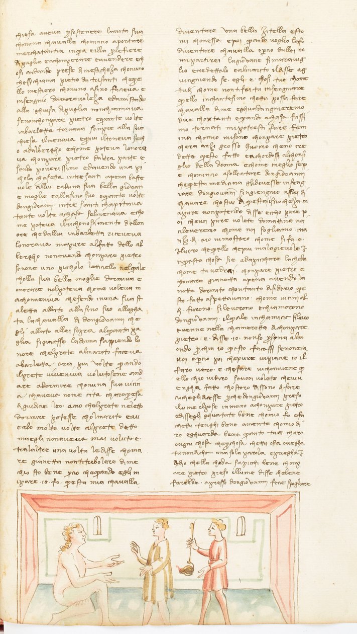 Decameron, De twee onnozelaars - Gianni di Barolo bedriegt Pietro , Negende dag, kort verhaal 10. door Giovanni Boccaccio