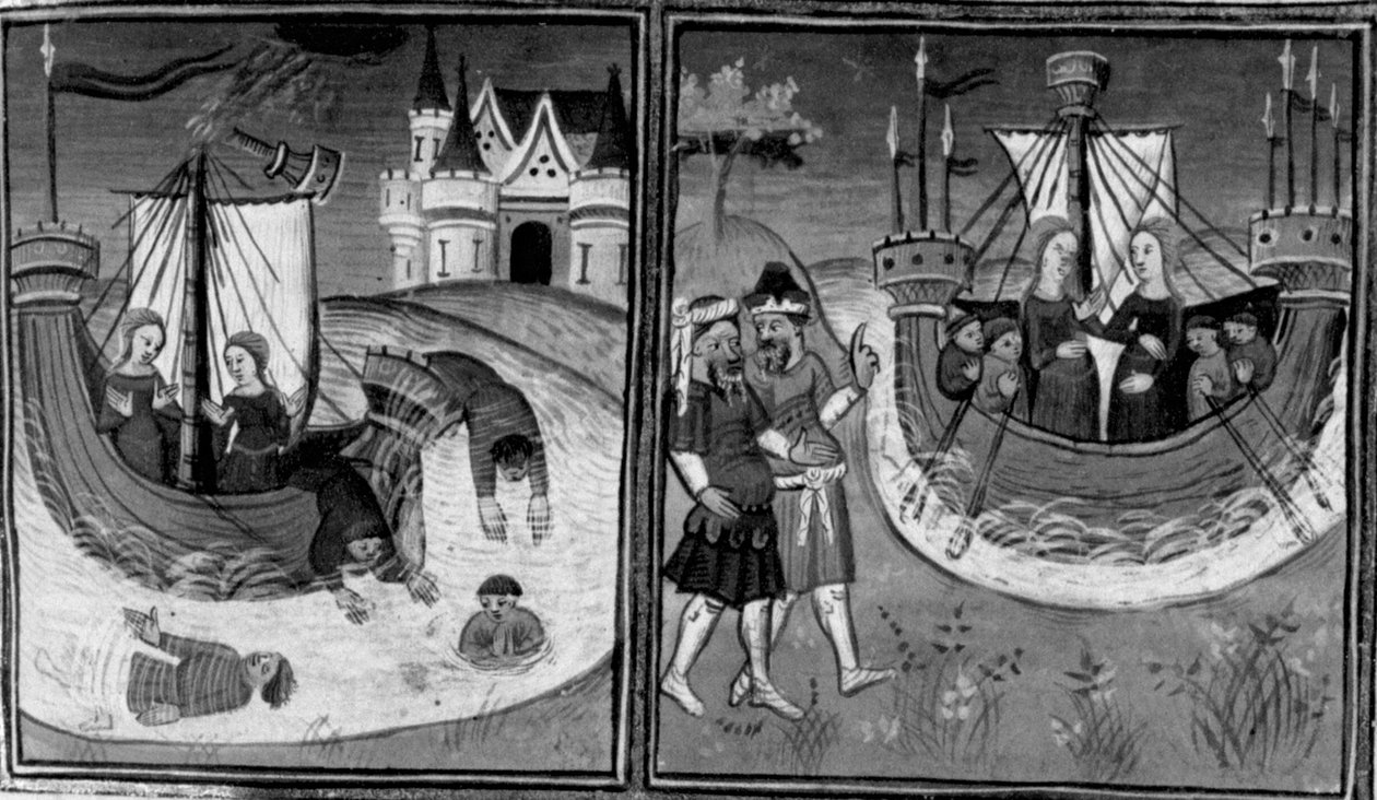 Decameron, Schipbreuk van Alatiel