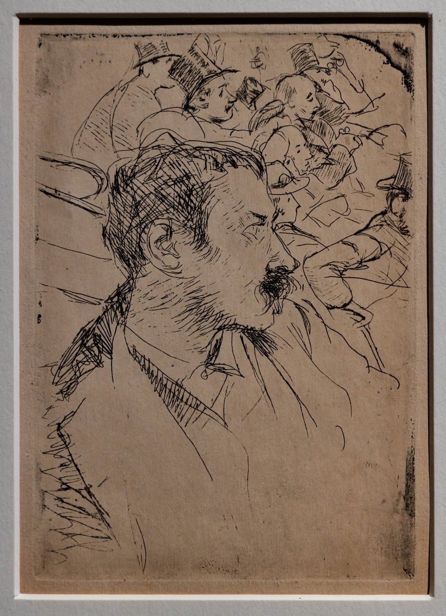 Bij de Opera in Parijs, c.1880 door Giovanni Boldini