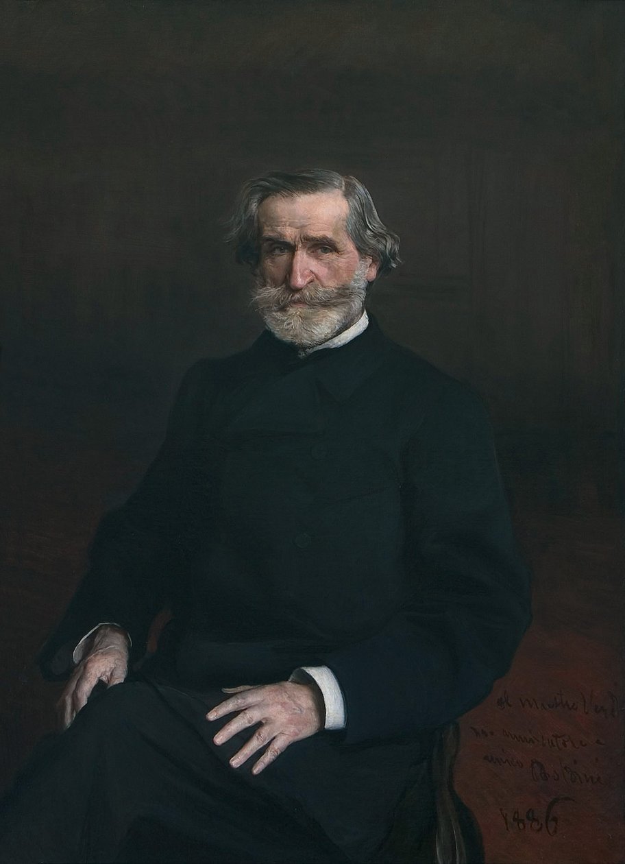 Portret van Giuseppe Verdi door Giovanni Boldini