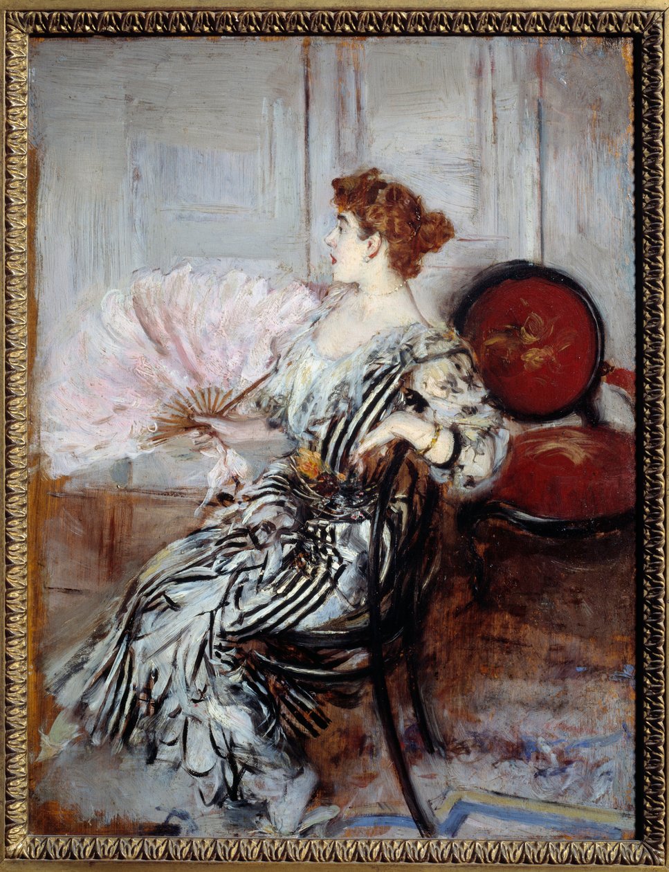 Portret van Madame Torri, danseres bij de Opera door Giovanni Boldini