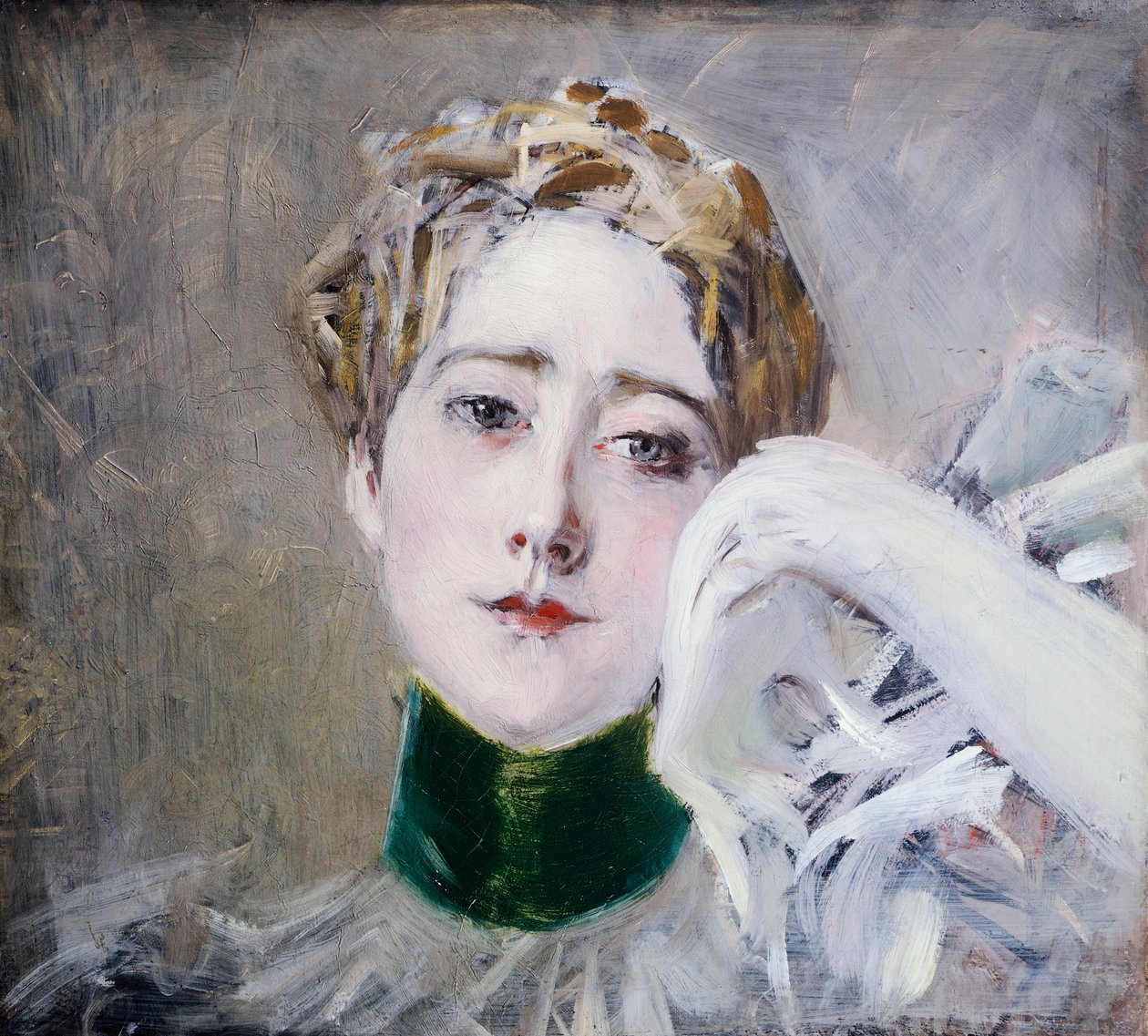 Portret van prinses van Isenburg Birstein door Giovanni Boldini