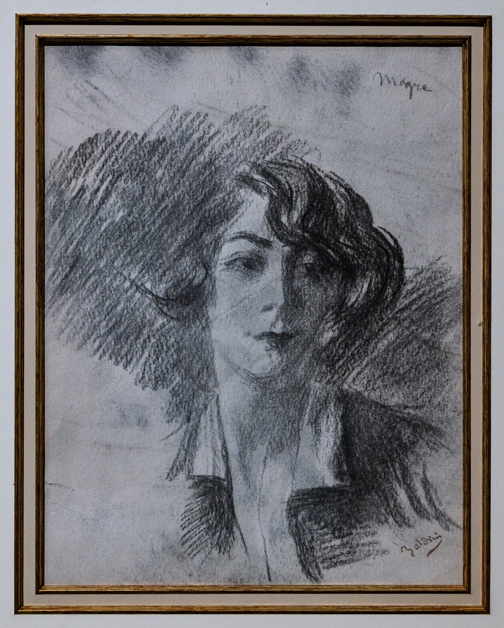 Portret van een dame door Giovanni Boldini