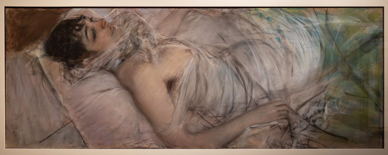 De Gravin van Rasty Liggend door Giovanni Boldini