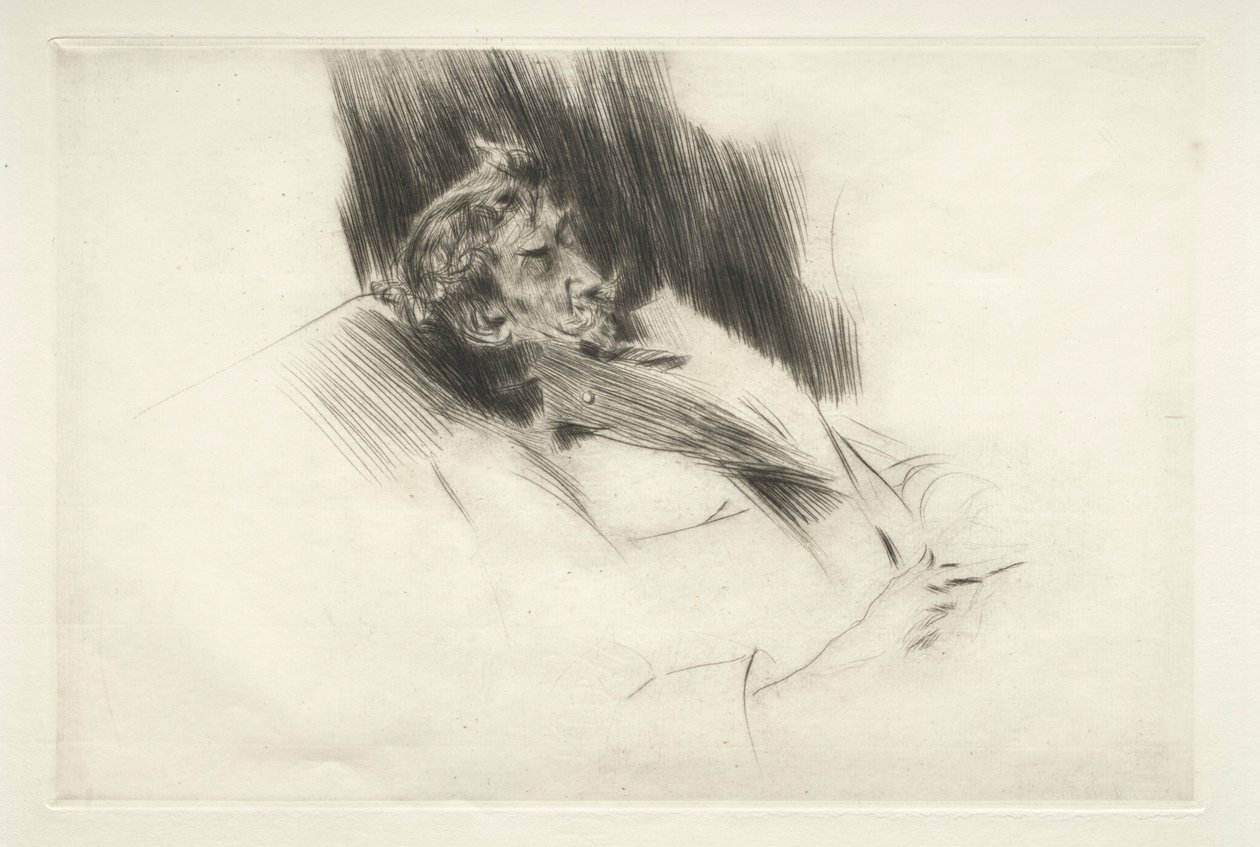 Whistler slaapt, 1897 door Giovanni Boldini