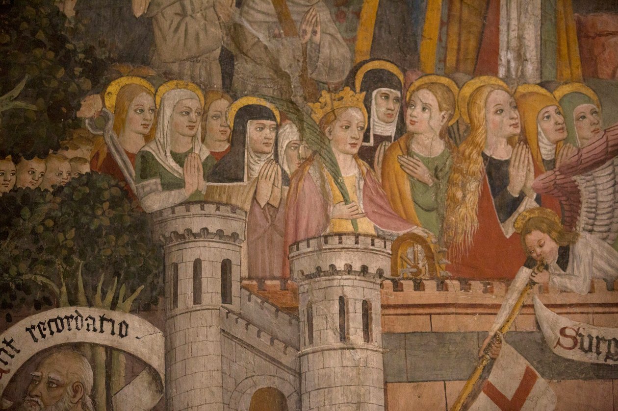Laatste oordeel, ca. 1492 door Giovanni Canavesio