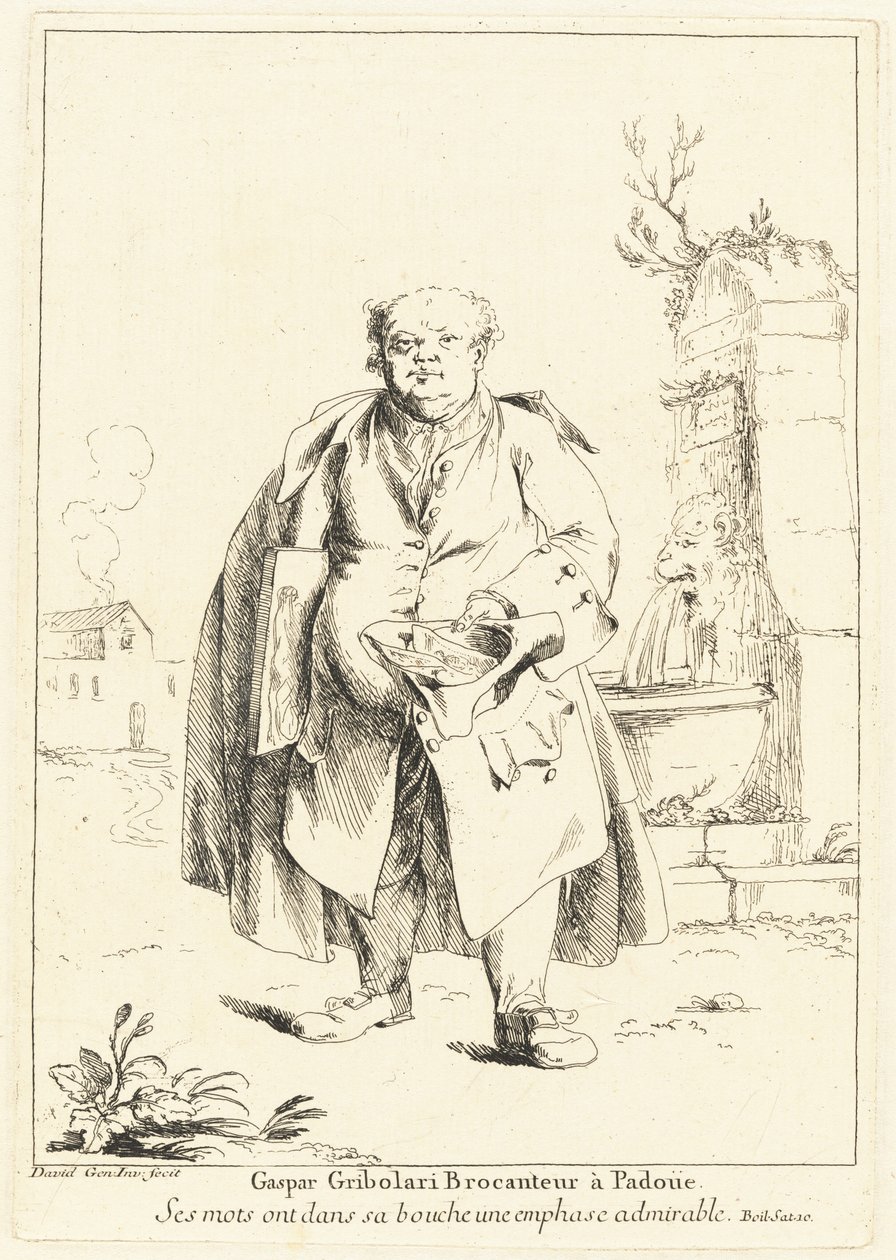 Gaspar Gribolari, Tweedehands Handelaar in Padua door Giovanni David