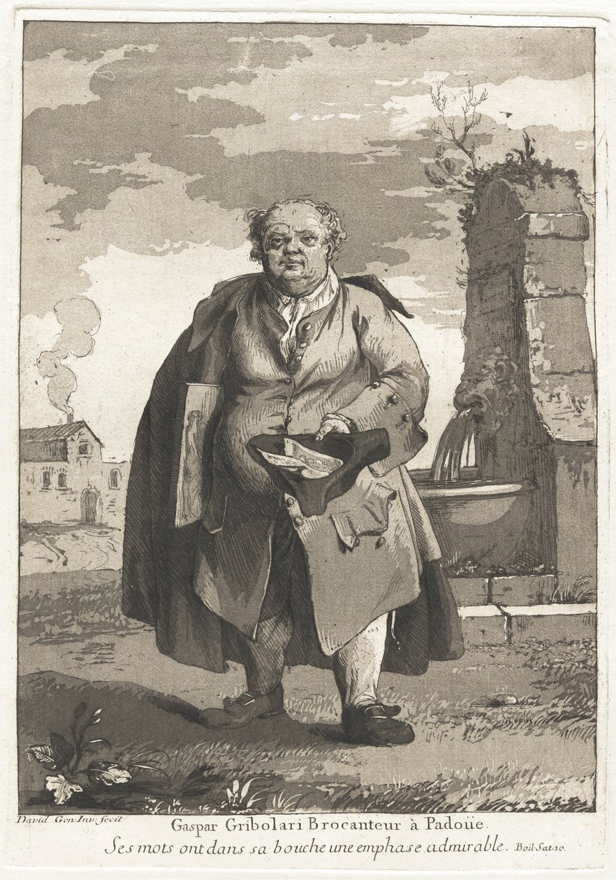 Gaspar Gribolari, tweedehands handelaar in Padua door Giovanni David