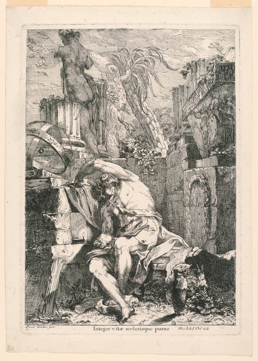 Integer vitae scelerisque purus (Horatius, Oden. Boek I,22) door Giovanni David