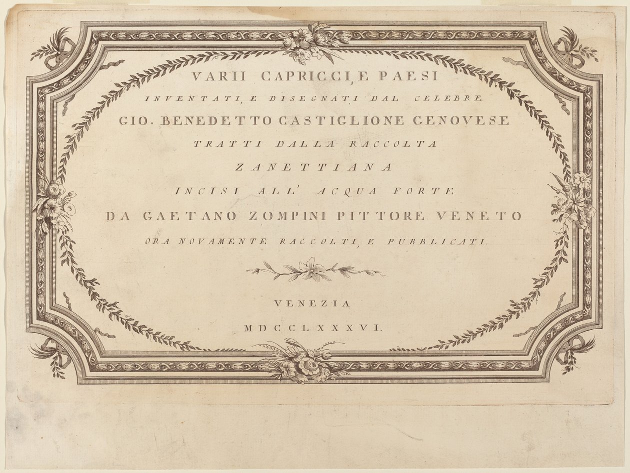 Frontispice door Giovanni De Pian