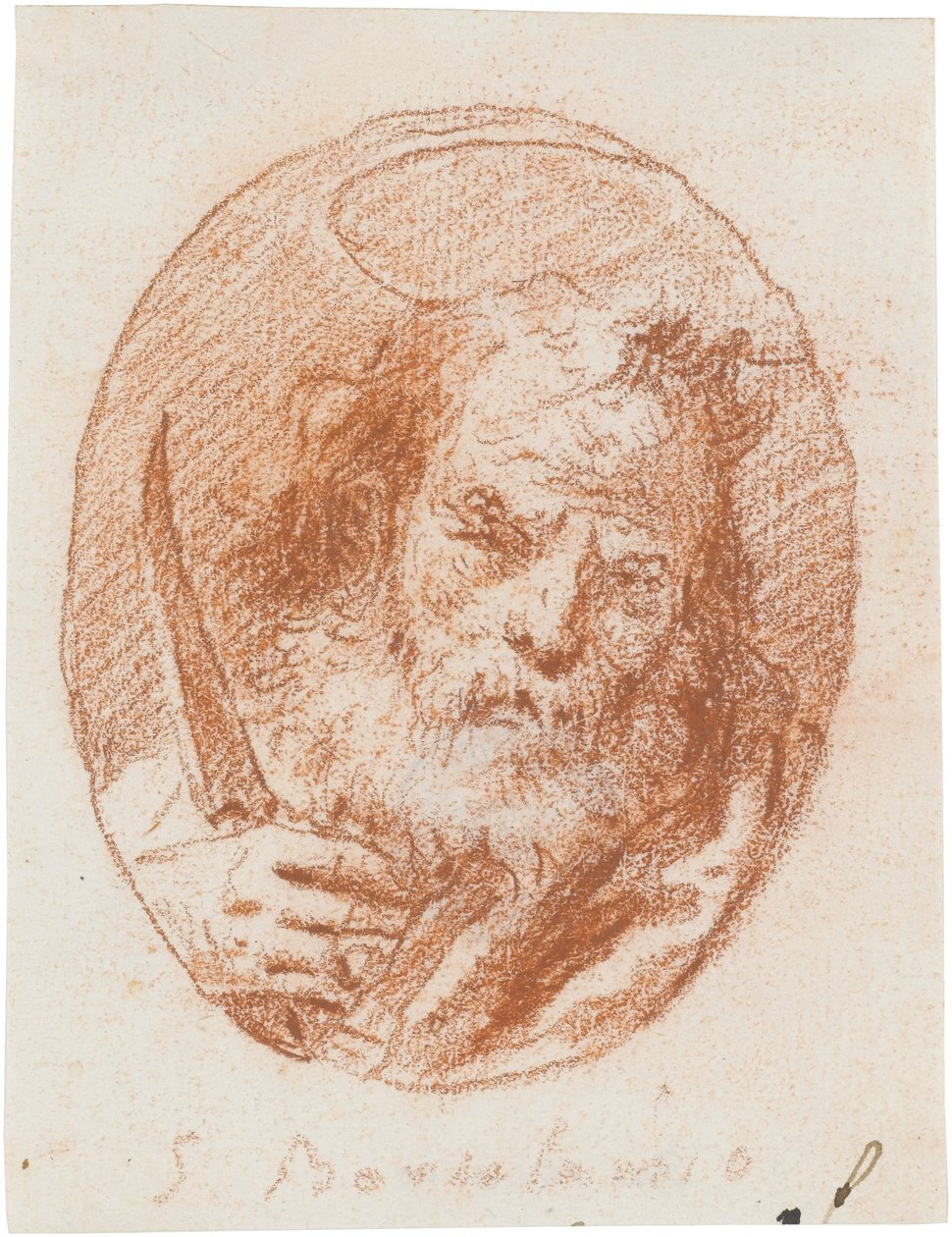 Der heilige Bartholomäus door Giovanni Domenico Tiepolo