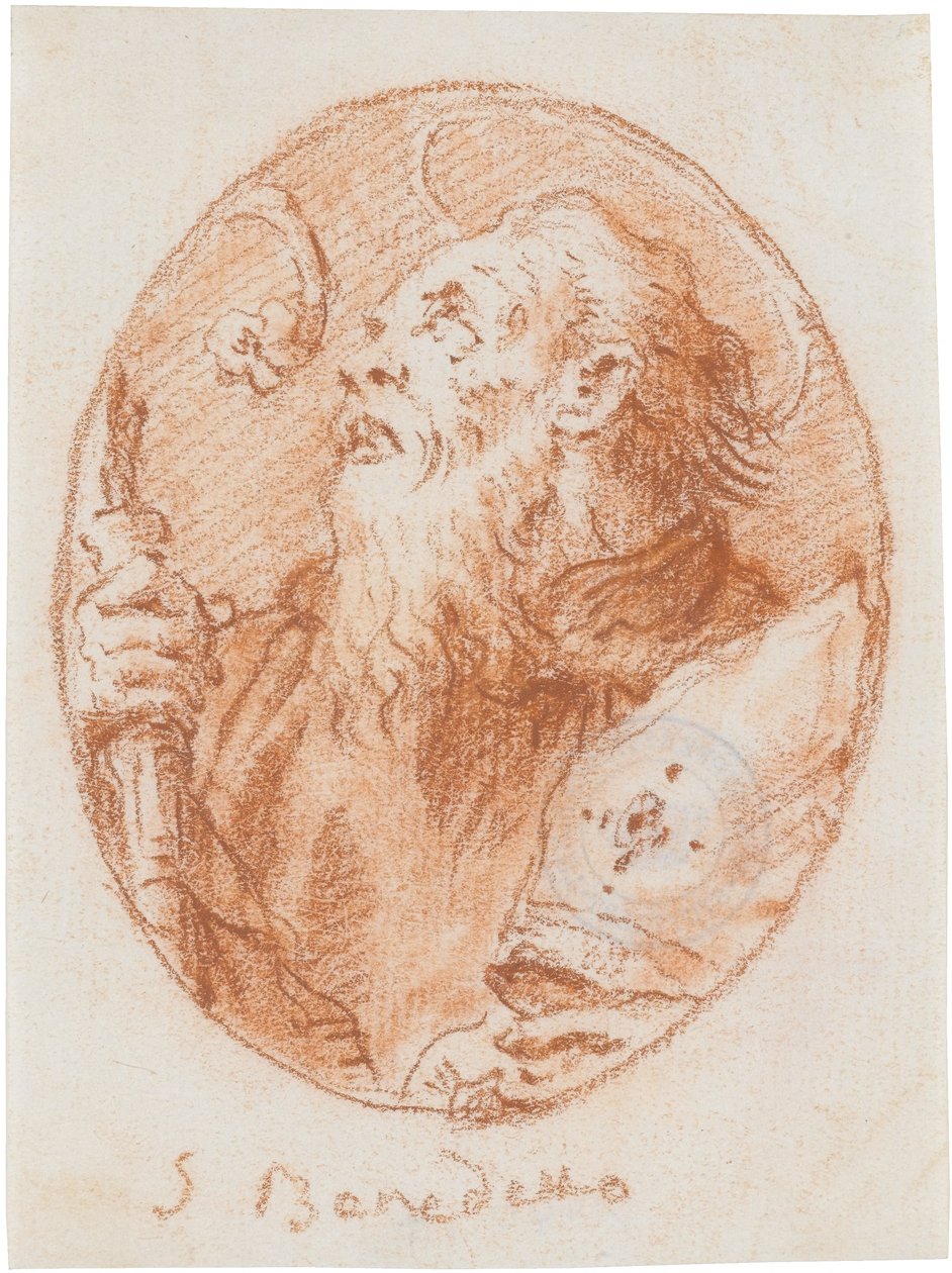 Der heilige Benedikt door Giovanni Domenico Tiepolo