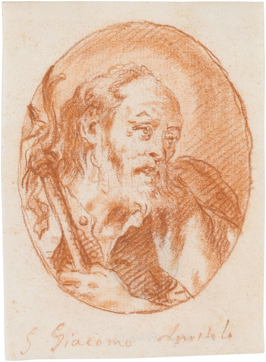 Der heilige Jakobus door Giovanni Domenico Tiepolo