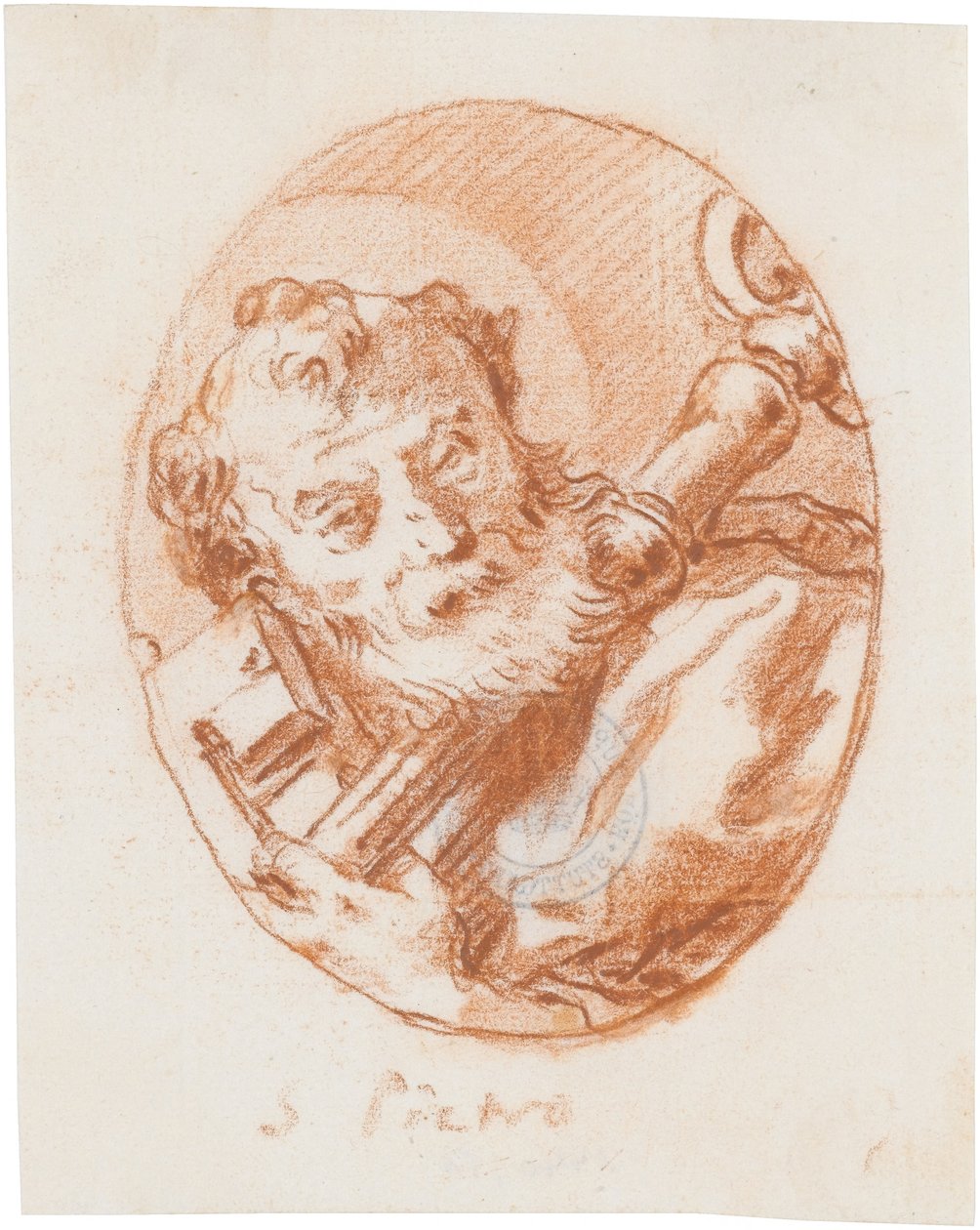 Der heilige Petrus door Giovanni Domenico Tiepolo