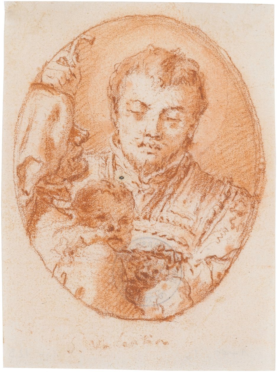 Der heilige Valentin door Giovanni Domenico Tiepolo