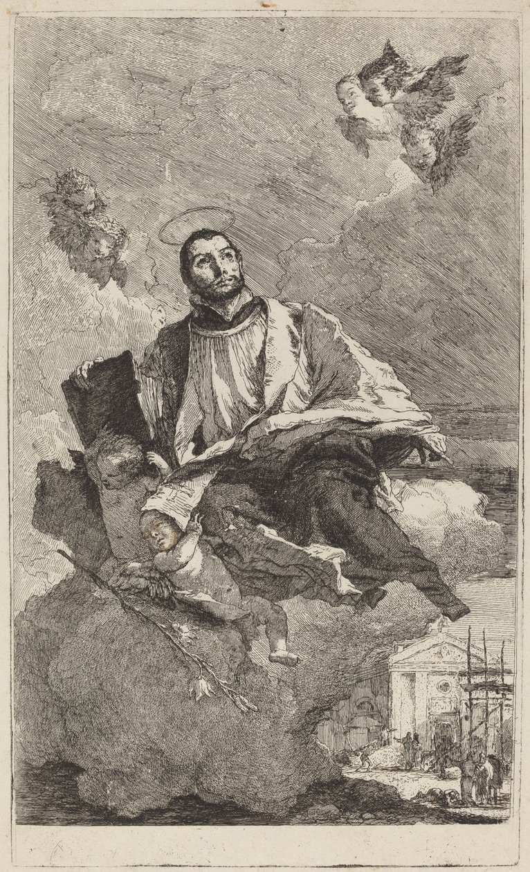 Sint Gaetano van Thiene door Giovanni Domenico Tiepolo
