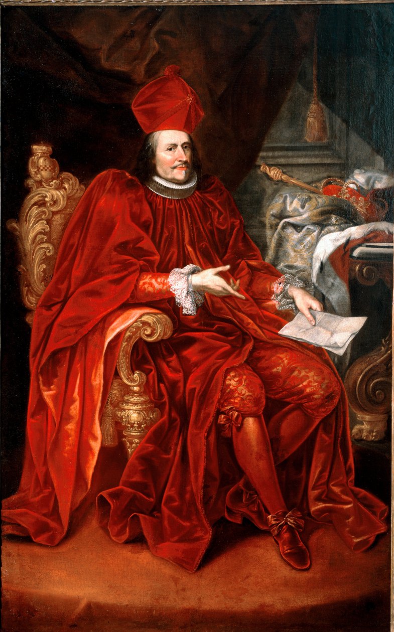 Portret van Agostino Spinola (1624-1692), Doge van Genua tussen 1679 en 1681 door Giovanni Enrico Vaymer