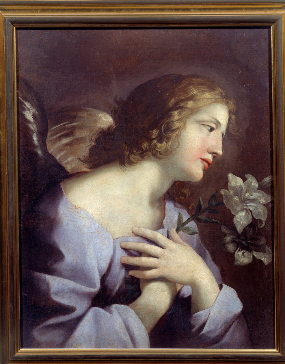 Engel van de Aankondiging door Giovanni Francesco Romanelli