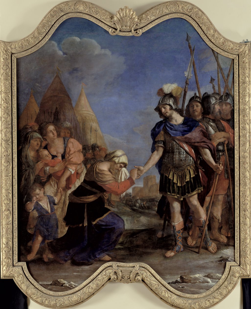 Volumnia voor Coriolanus, 1643 door Giovanni Francesco Barbieri