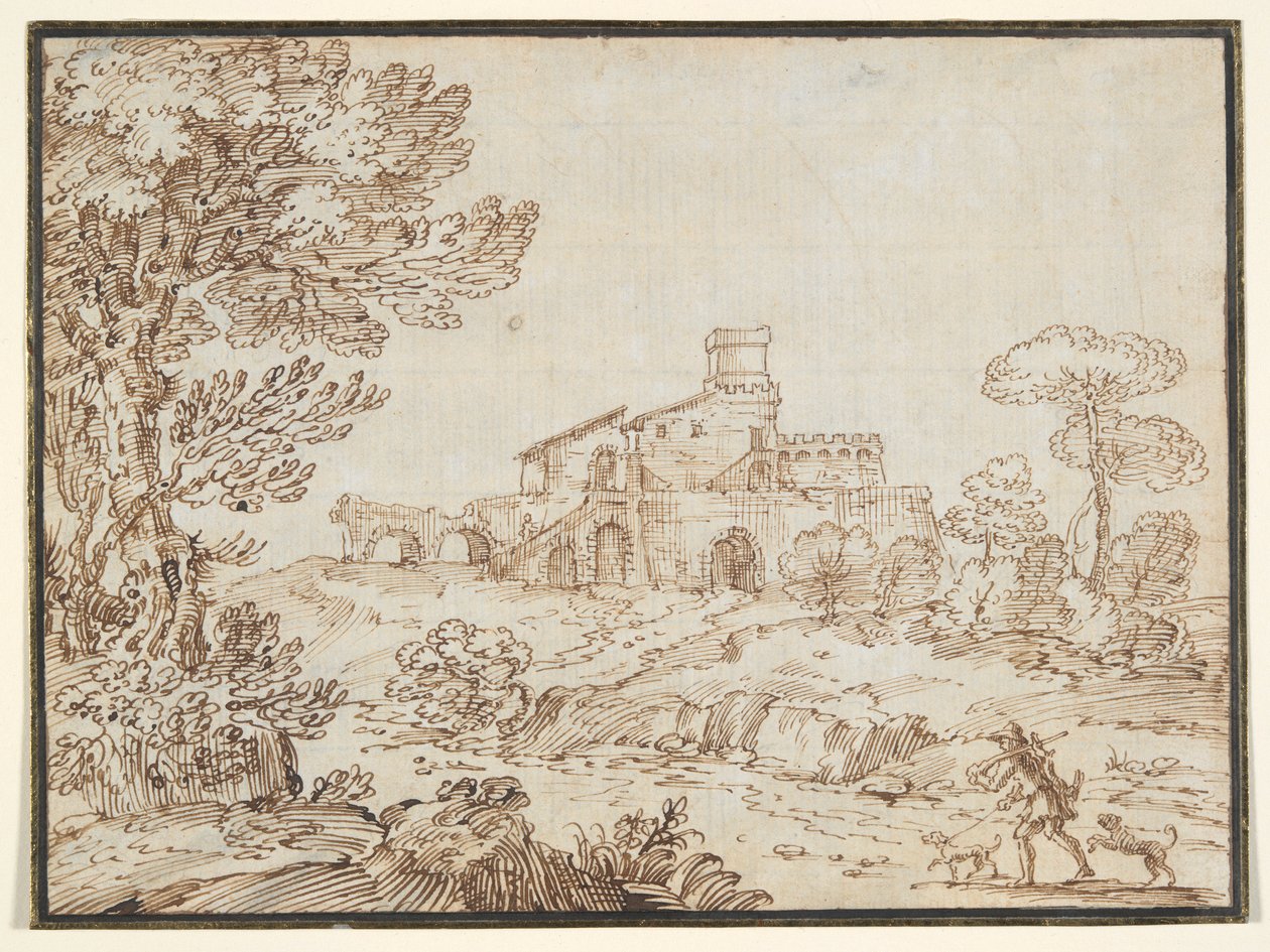 Termi de Caracalla (Thermen van Caracalla) door Giovanni Francesco Grimaldi