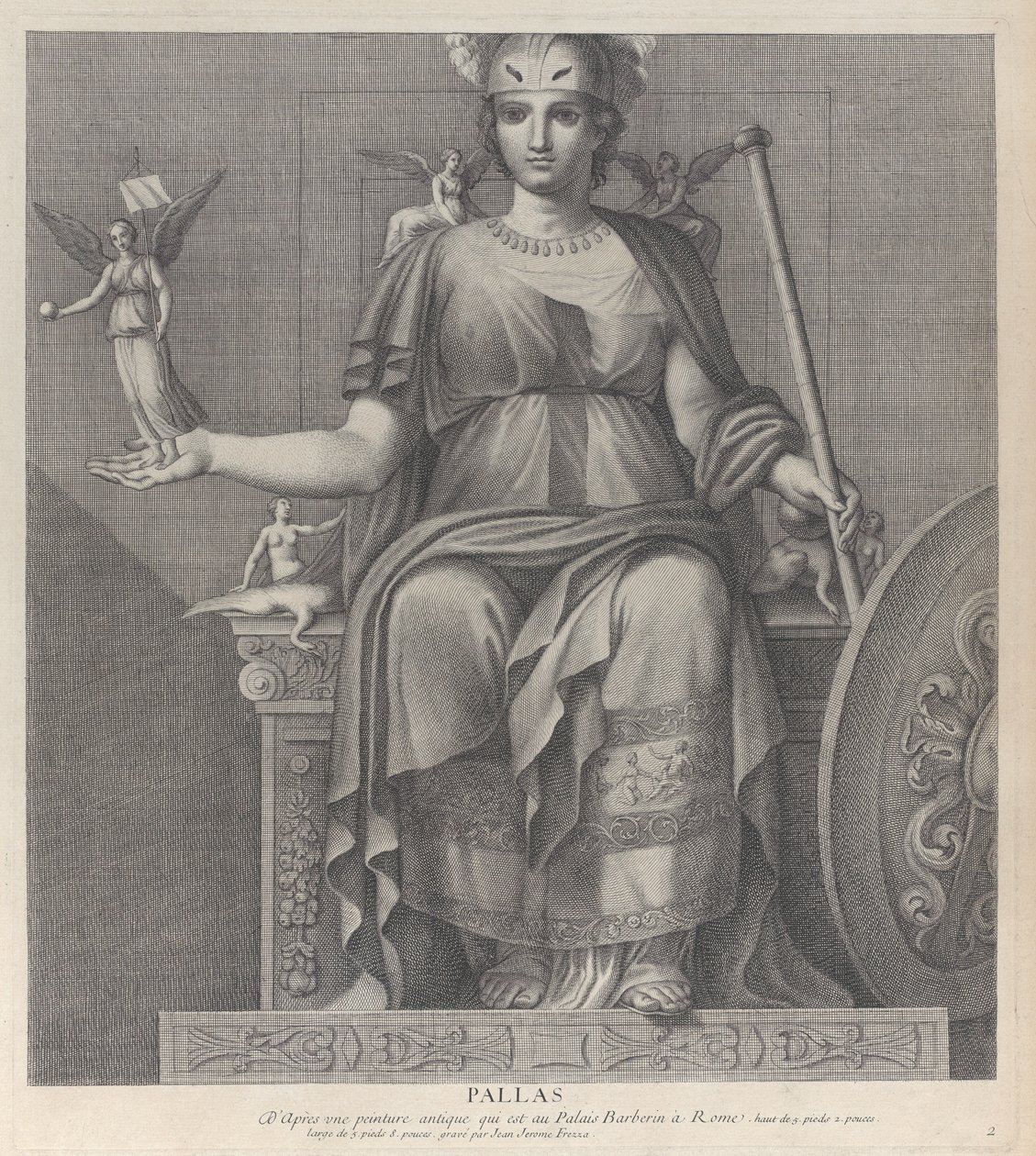Pallas door Giovanni Girolamo Frezza