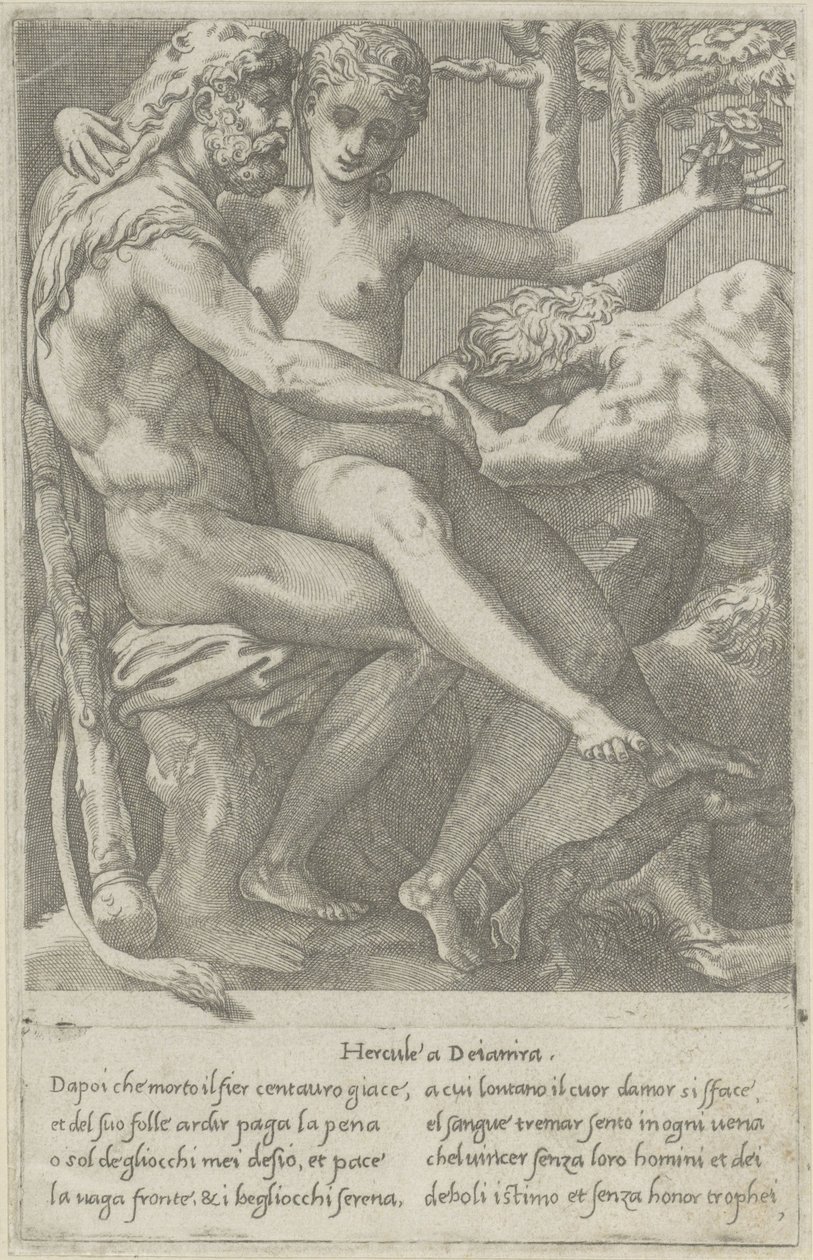 Loves of the Gods door Giovanni Jacopo Caraglio