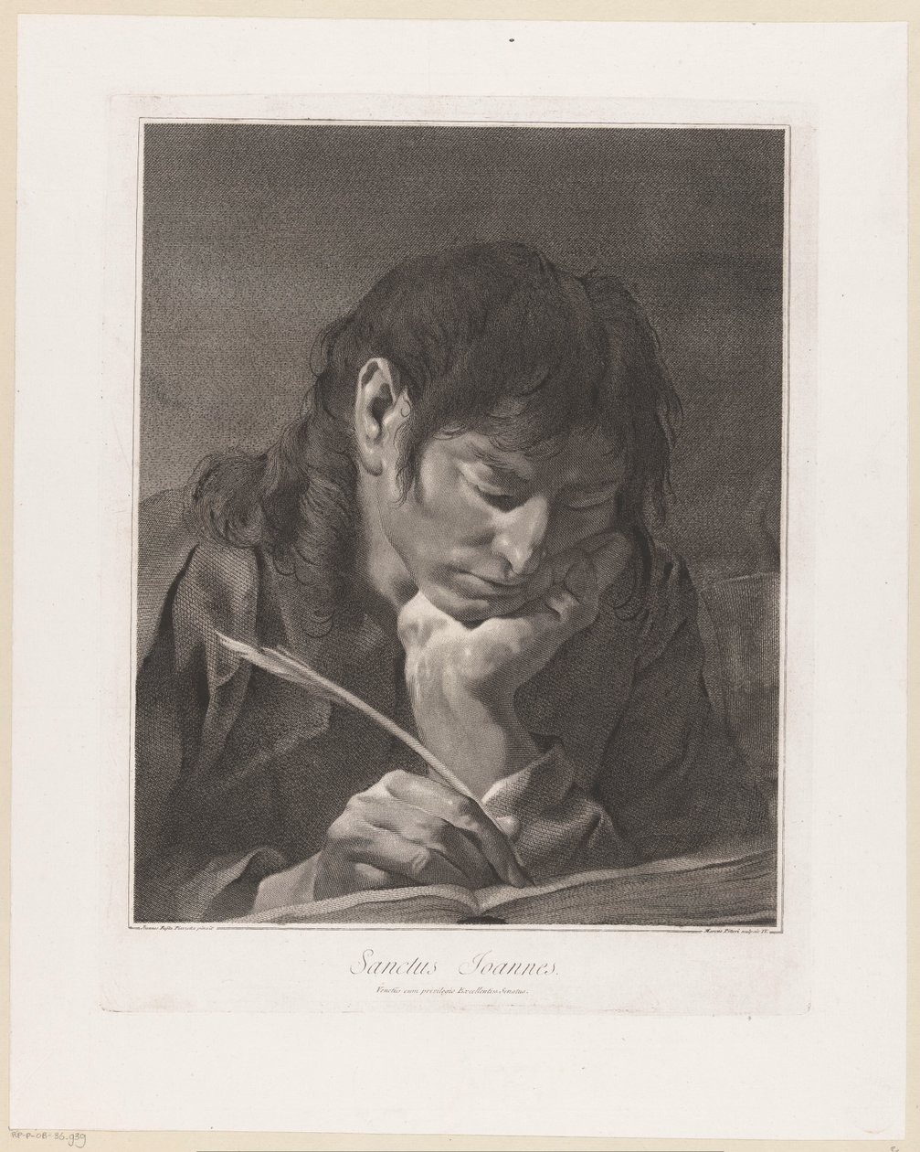 Apostel Johannes door Giovanni Marco Pitteri