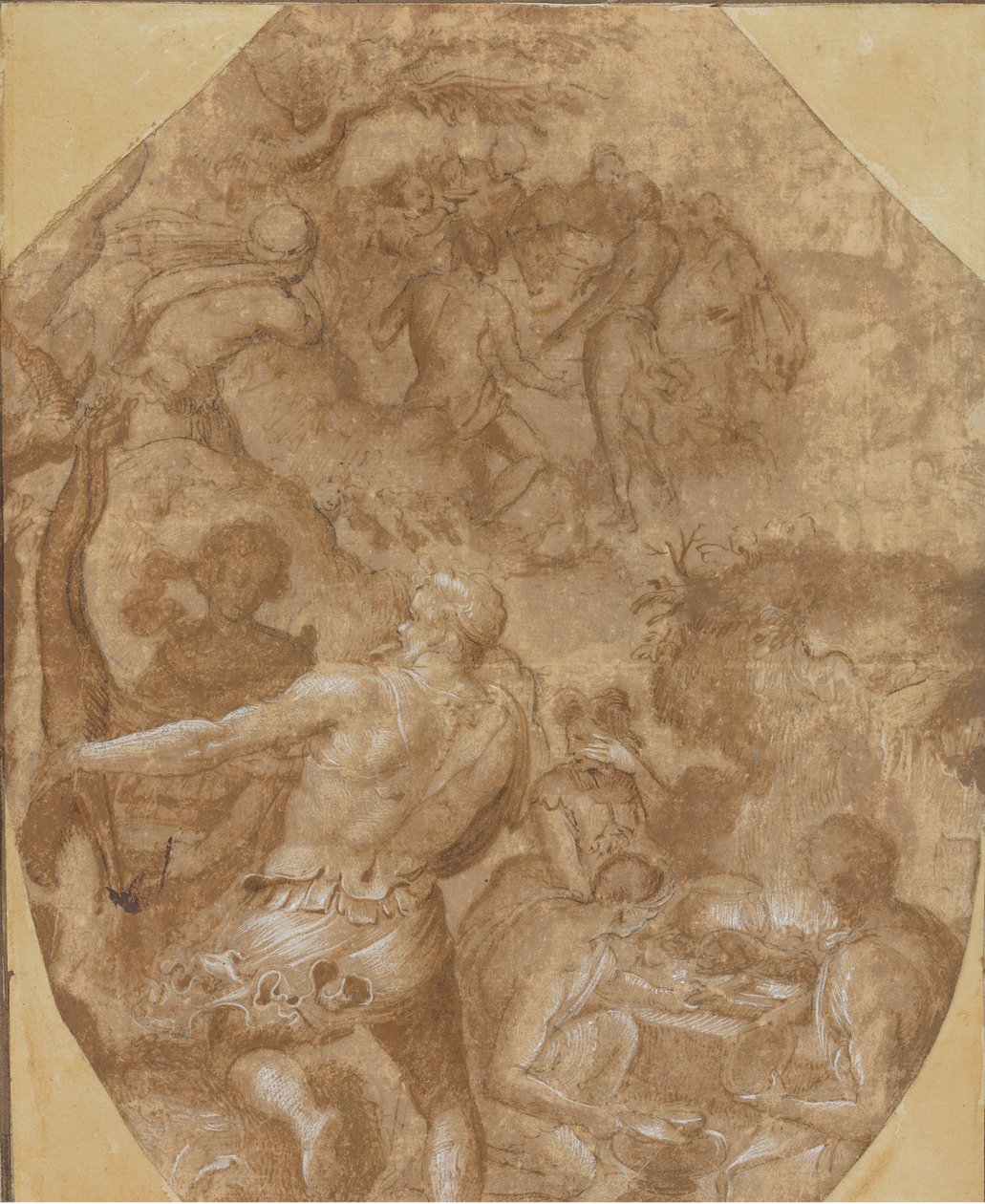 De Ontdekking van Glas, ca. 1570-72 door Giovanni Maria Butteri