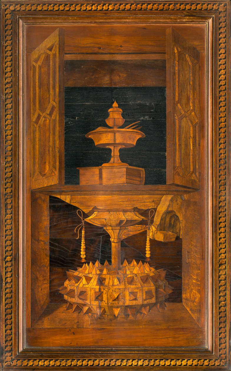 Lignaean Canonieke Koor, Ingelegd door Giovanni Maria Platina 1484, Bovenste Zitplaats door Giovanni Maria Platina